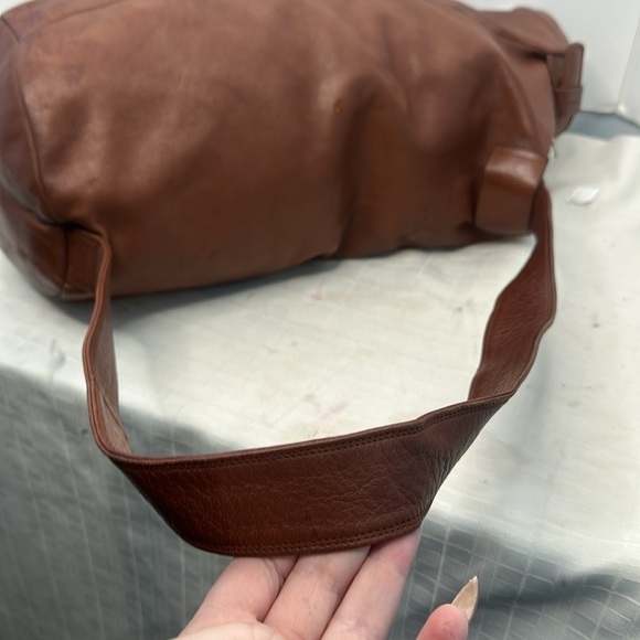 Fausto Santini Schott Made in Italy leather sac bag - Picture 10 of 11